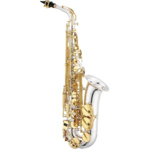 Zeff-alto-sax-nick-body-lac-key-1.jpg Zeff Alto Saxophone Nickel & Lacquer Performance Series